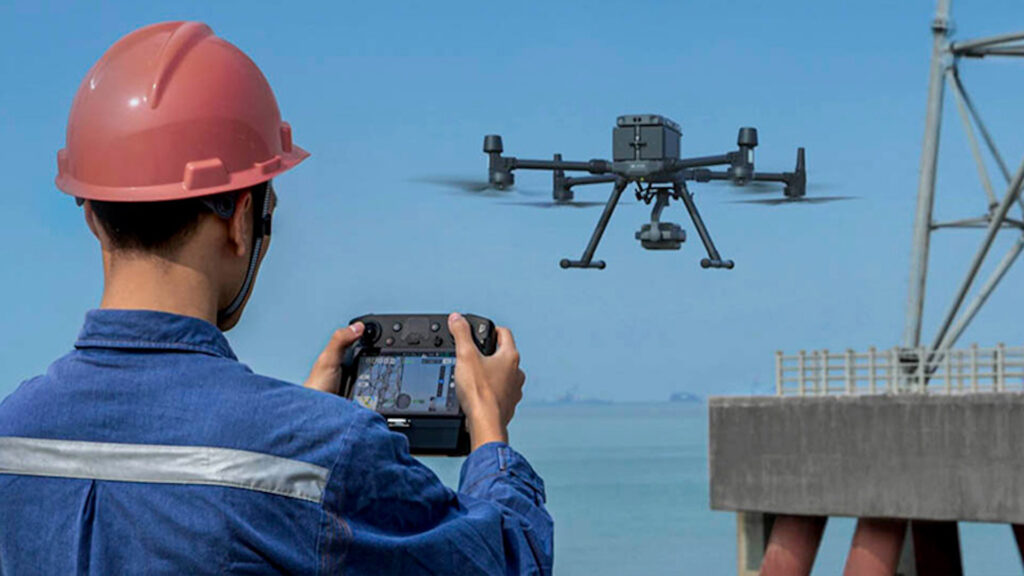 Une pub officielle pour le drone 300 RTK de DJI // Source : DJI