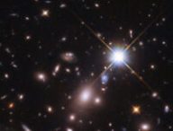La plus lointaine étoile vue par l'humanité. // Source : NASA, ESA, B. Welch (JHU), D. Coe (STScI), A. Pagan (STScI)