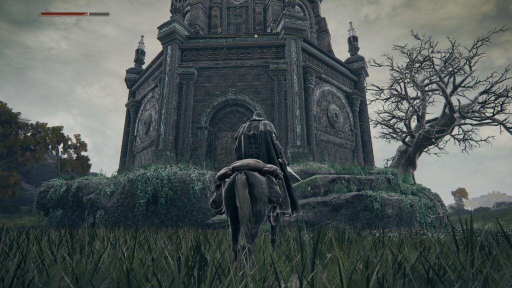 The turtle mausoleums in Elden Ring // Source: PS5 Capture