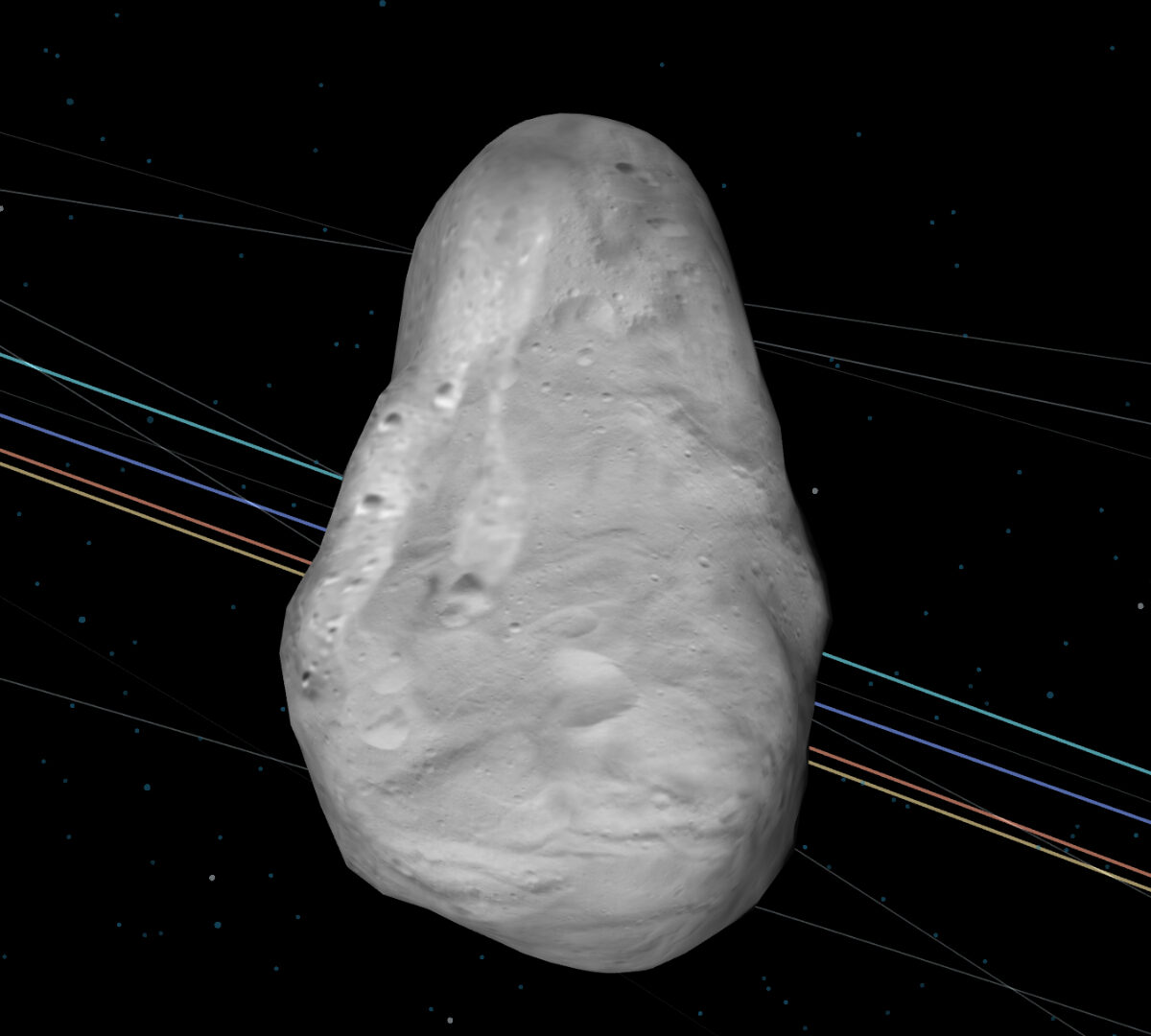 (951) Gaspra. // Source : Nasa Eyes on Asteroids