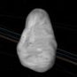(951) Gaspra.  //Fonte: Gli occhi della NASA sugli asteroidi