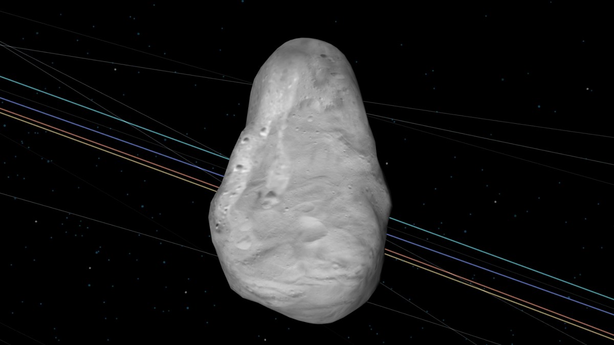 (951) Gaspra. // Source : Nasa Eyes on Asteroids