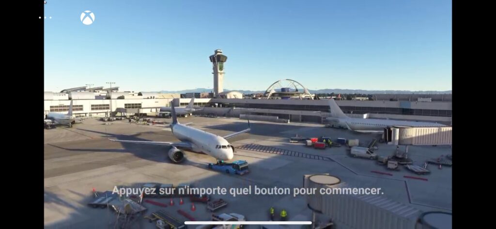 Microsoft Flight Simulator sur smartphone // Source : Capture iOS