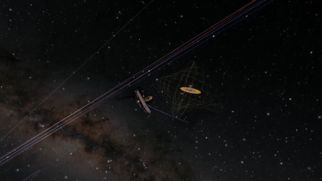James Webb es un pequeño borrón en esta toma del satélite Gaia