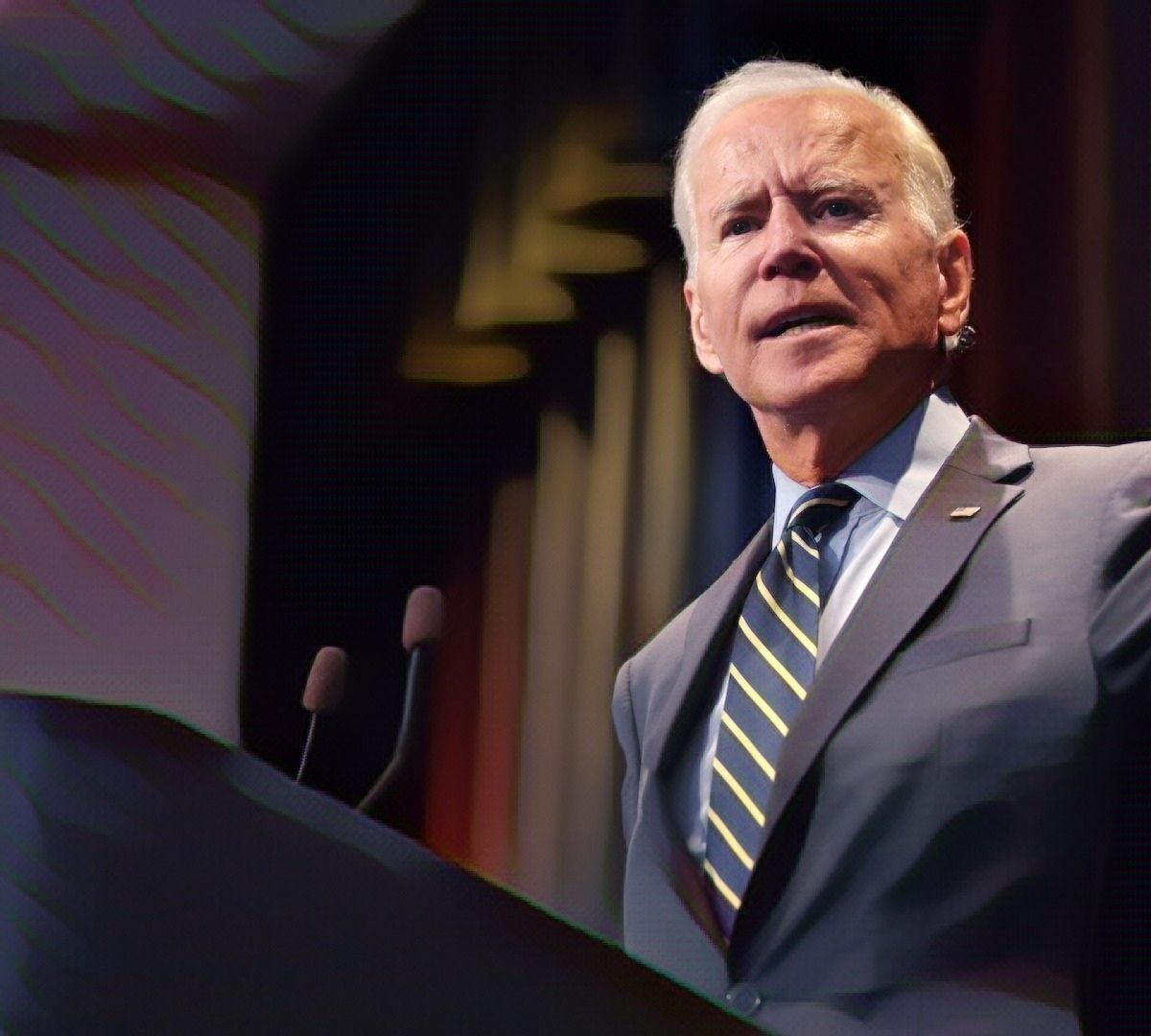 Joe Biden // Source : Gage Skidmore -- photo retouchée