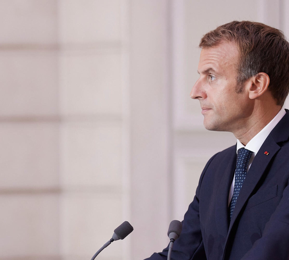 Emmanuel Macron. // Source : Flickr/CC/ΝΕΑ ΔΗΜΟΚΡΑΤΙΑ (photo recadrée)