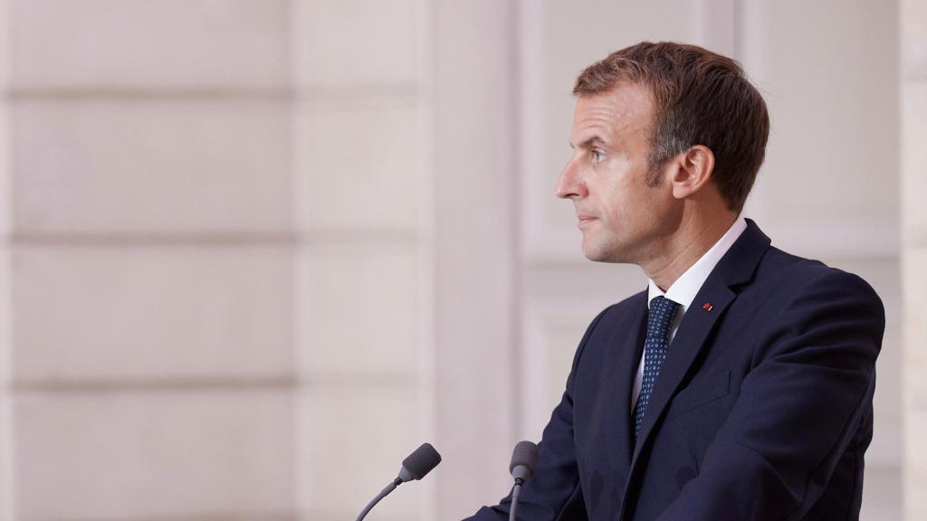 Emmanuel Macron. // Source : Flickr/CC/ΝΕΑ ΔΗΜΟΚΡΑΤΙΑ (photo recadrée)