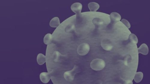 Coronavirus SARS-CoV-2, variant Omicron. // Source : Freepik/modifié