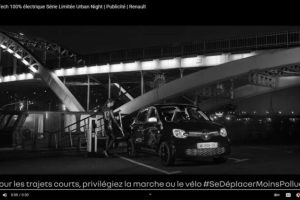 Publicité Twingo avec nouvelles mentions obligatoires // Source : Renault