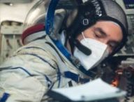 Pyotr Dubrov, cosmonaute à bord de l'ISS. // Source : NASA