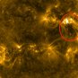 Sun on 30 March 2022.  // Sources: NASA, Numerama Annotations