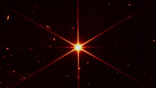 Une nouvelle image prise par le télescope James Webb. // Source : NASA/STScI (image recadrée)