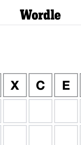 Wordle. // Source : Capture d'écran Wordle