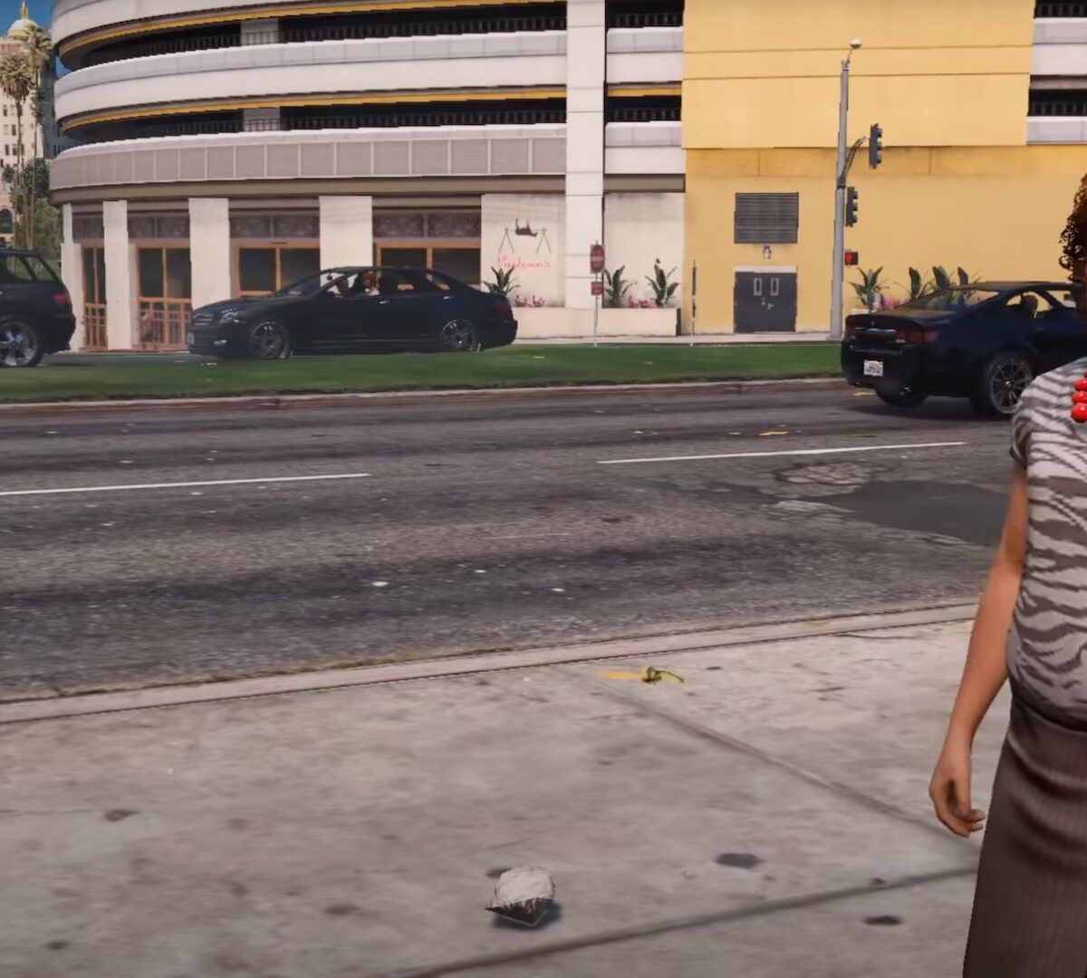 Personnage transgenre dans GTA V // Source : Capture YouTube