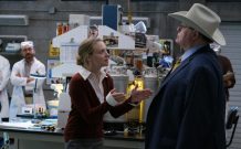 Elizabeth Holmes a réussi à bluffer les mondes de la tech et de la finance // Source : Beth Dubber/Hulu Elizabeth Holmes a réussi à bluffer les mondes de la tech et de la finance // Source : Beth Dubber/Hulu