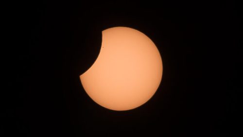 Éclipse solaire survenue en 2015. // Source : Flickr/CC/Willi Winzig (image recadrée)