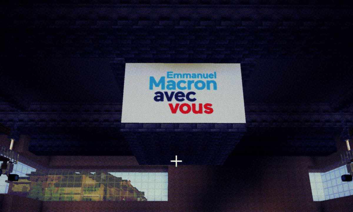 J'ai assisté au meeting virtuel d'Emmanuel Macron pour que vous n'ayez pas à le faire // Source : Capture d'écran Numerama