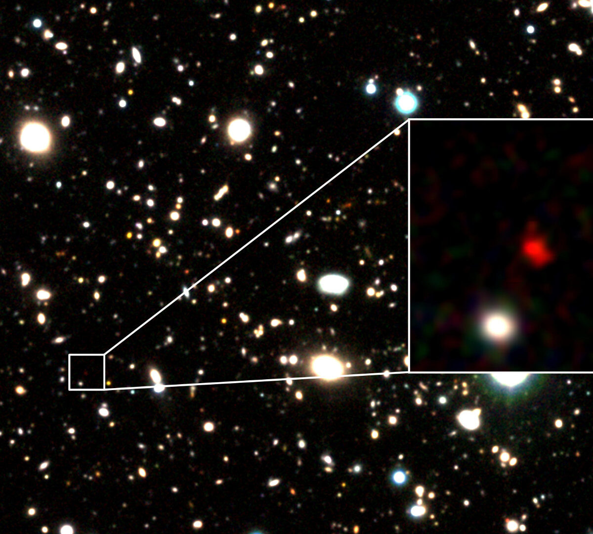 Zoom sur HD1. // Source : Harikane et al. (image recadrée)