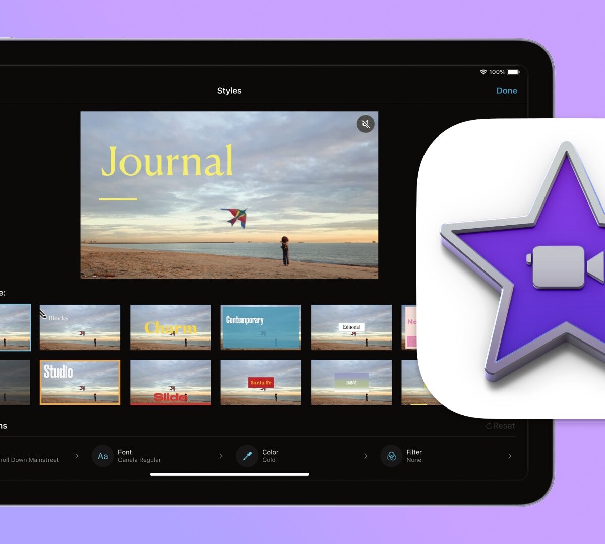 iMovie 3.0. // Source : Apple