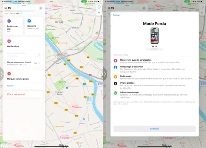 Comment localiser un iPhone, un iPad ou un Mac perdu ou volé ? - Numerama