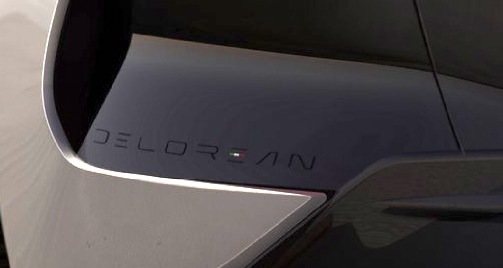 Le nouveau logo de DeLorean // Source : delorean