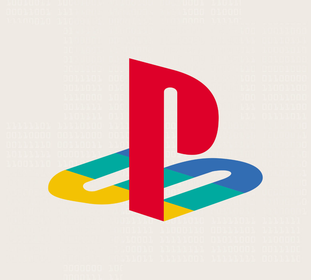 Logo de PlayStation. // Source : Wikimedia/CC/Sony ; fond Nino Barbey