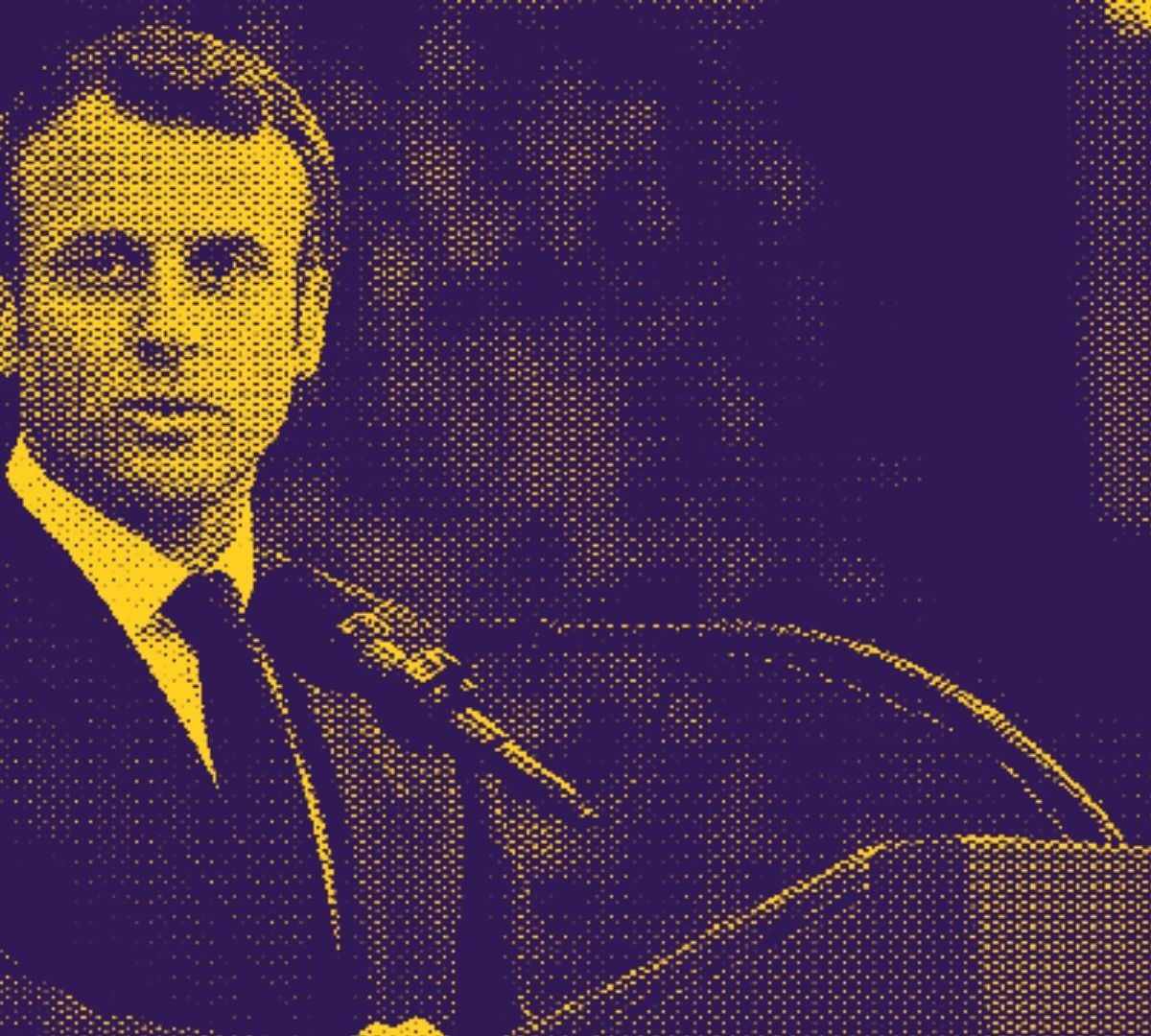 Emmanuel Macron a des projets avec les NFT // Source : Public Domain Dedication