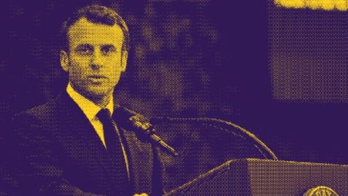 Emmanuel Macron a des projets avec les NFT // Source : Public Domain Dedication