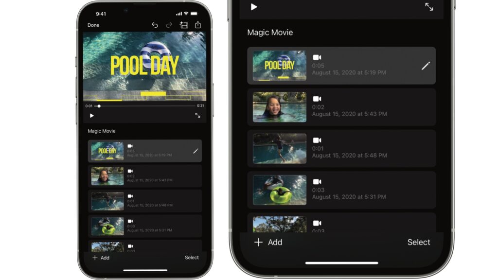 iMovie edita videos de vacaciones en iPhone y iPad