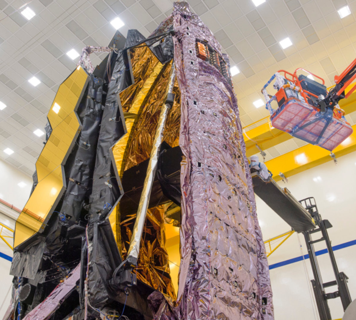 James Webb. // Source : NASA/Chris Gunn (photo recadrée)