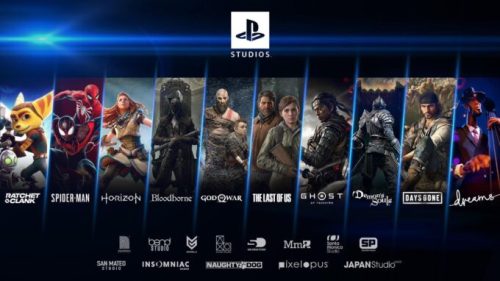 Studios et licences PlayStation. // Source : PlayStation studios
