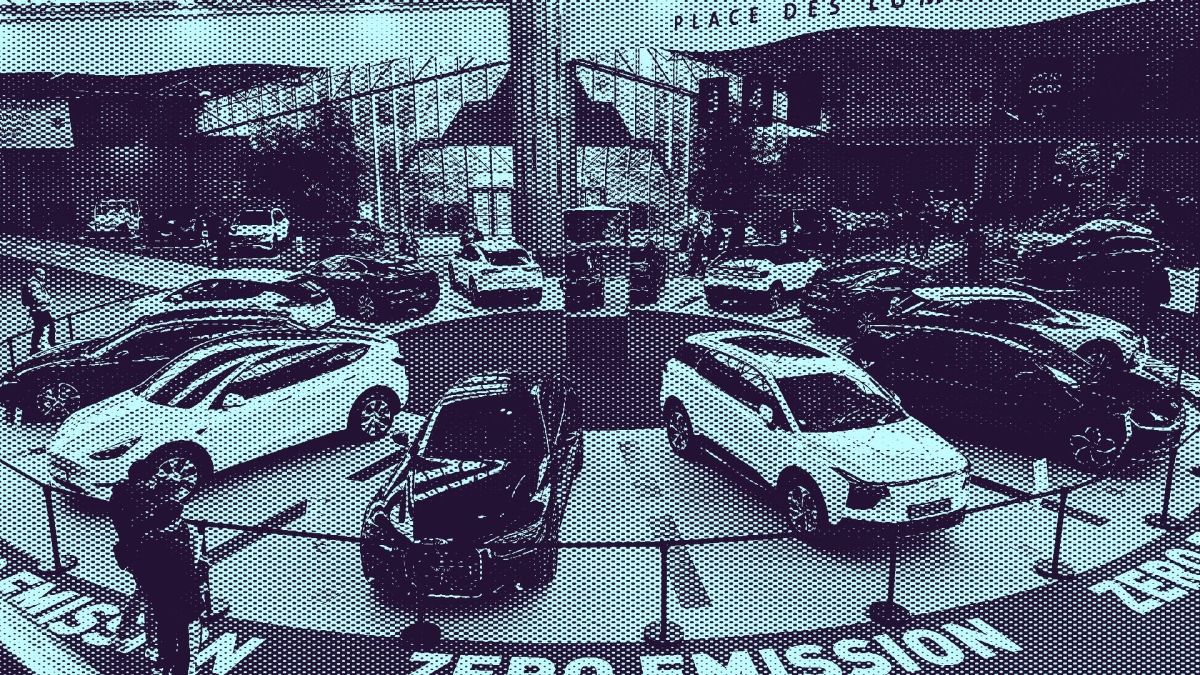 Salon auto de Lyon et son hall dédié aux électriques // Source : Numerama/RB