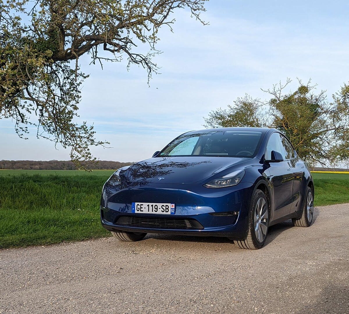 Tesla Model Y // Source : Raphaelle Baut pour Numerama