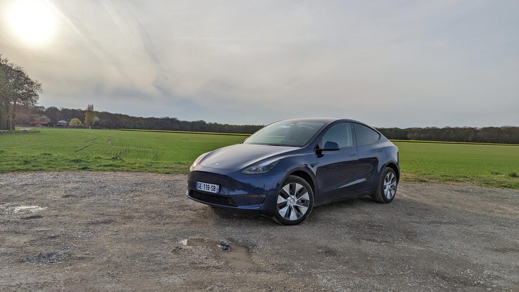 Tesla Model Y // Source : Raphaelle Baut pour Numerama Tesla Model Y // Source : Raphaelle Baut pour Numerama