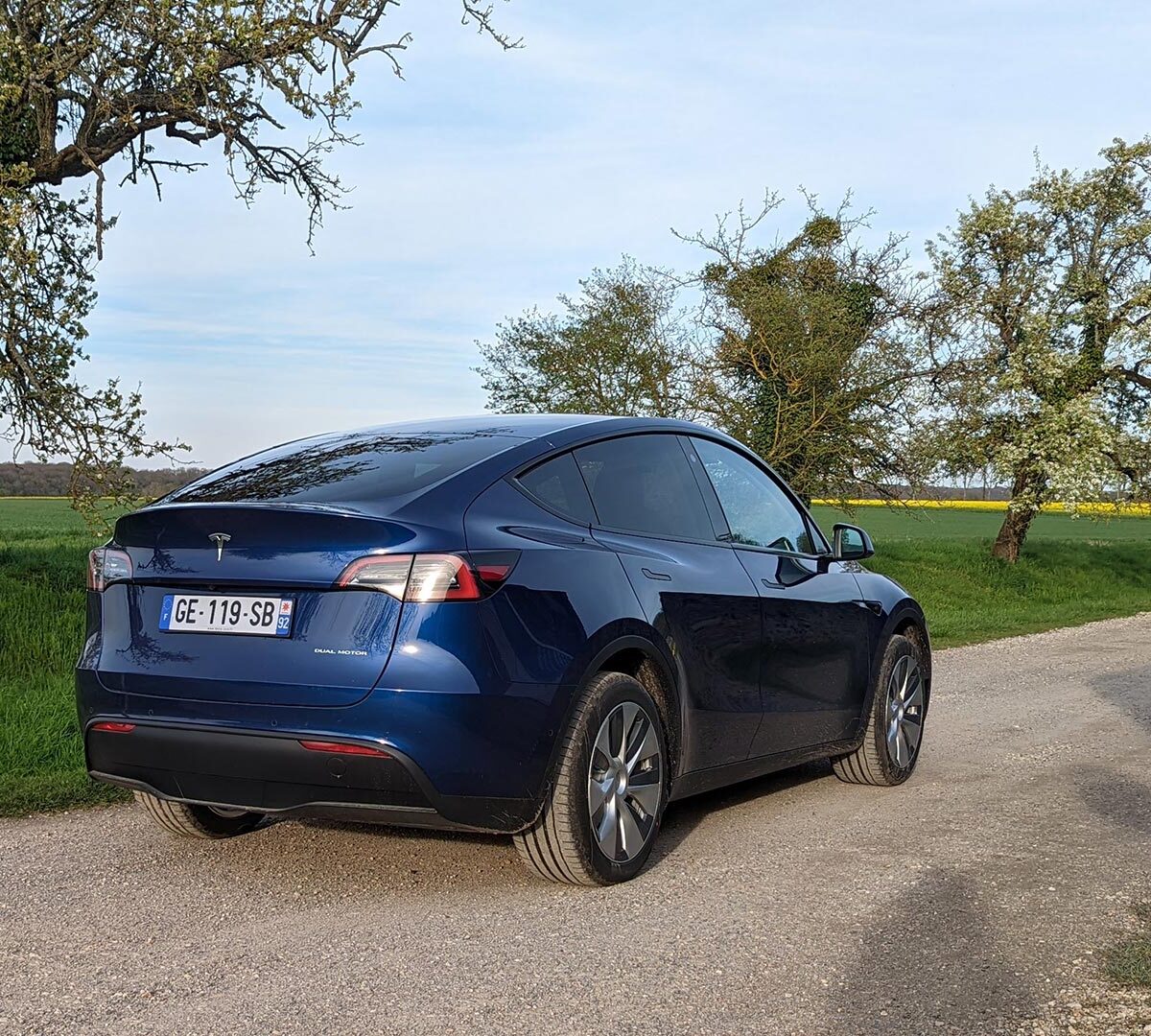 Tesla Model Y // Source : Raphaelle Baut pour Numerama