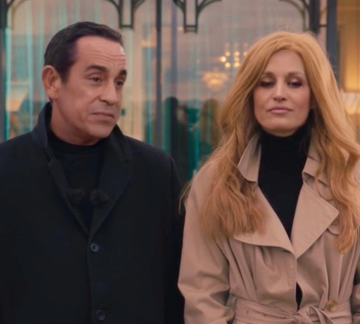 Thierry Ardisson jeudi et Dalida deep fake. // Source : Capture d'écran France 3