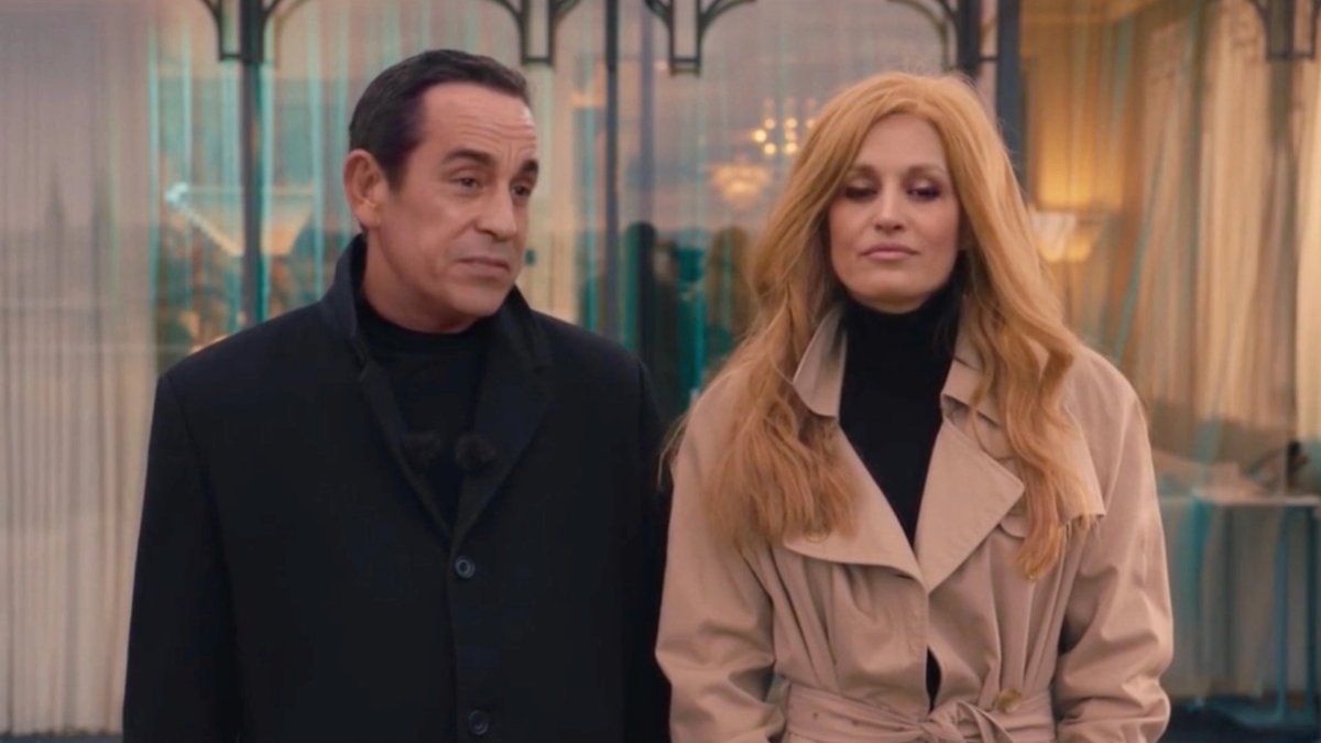 Thierry Ardisson jeudi et Dalida deep fake. // Source : Capture d'écran France 3