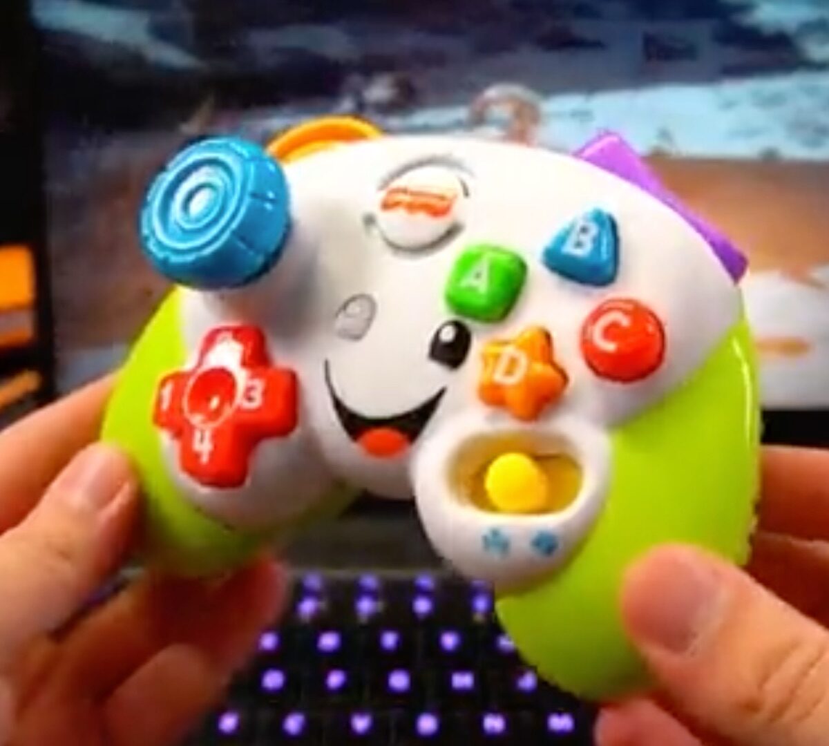 Manette Fisher-Price sur Elden Ring // Source : Twitter Rudeism