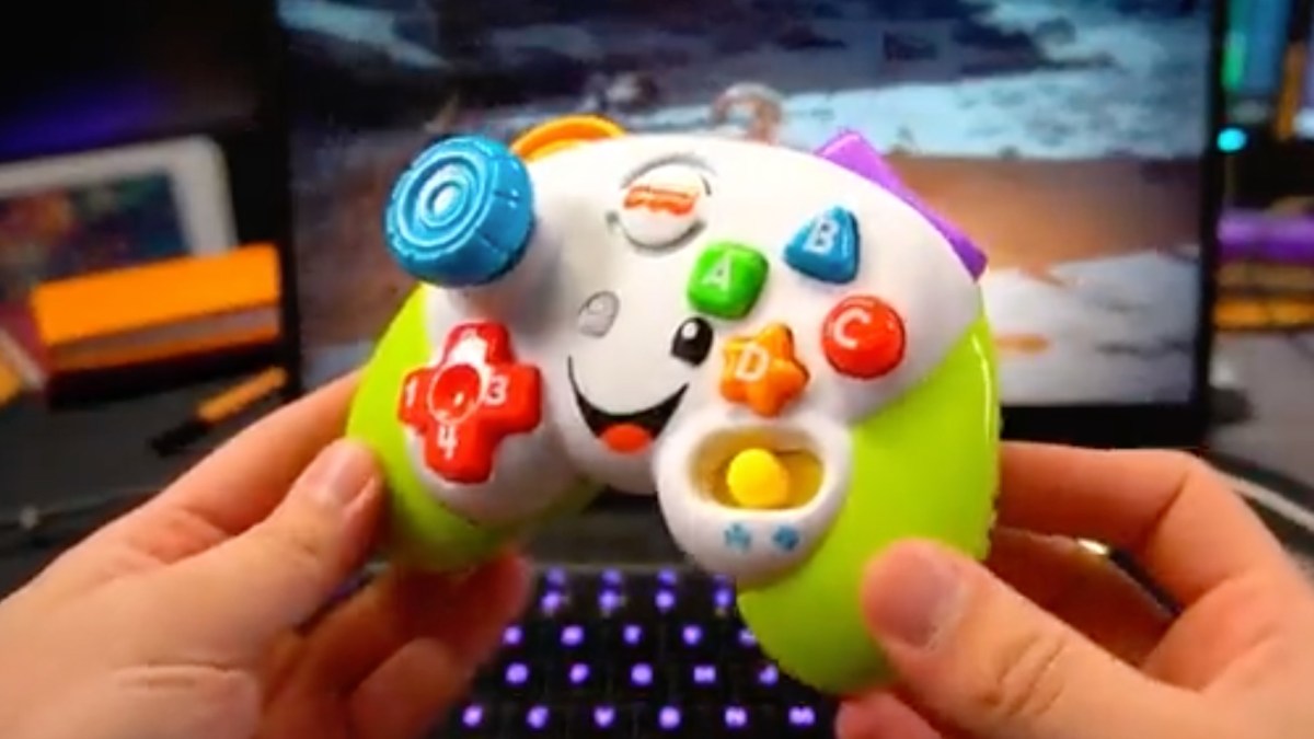 Manette Fisher-Price sur Elden Ring // Source : Twitter Rudeism