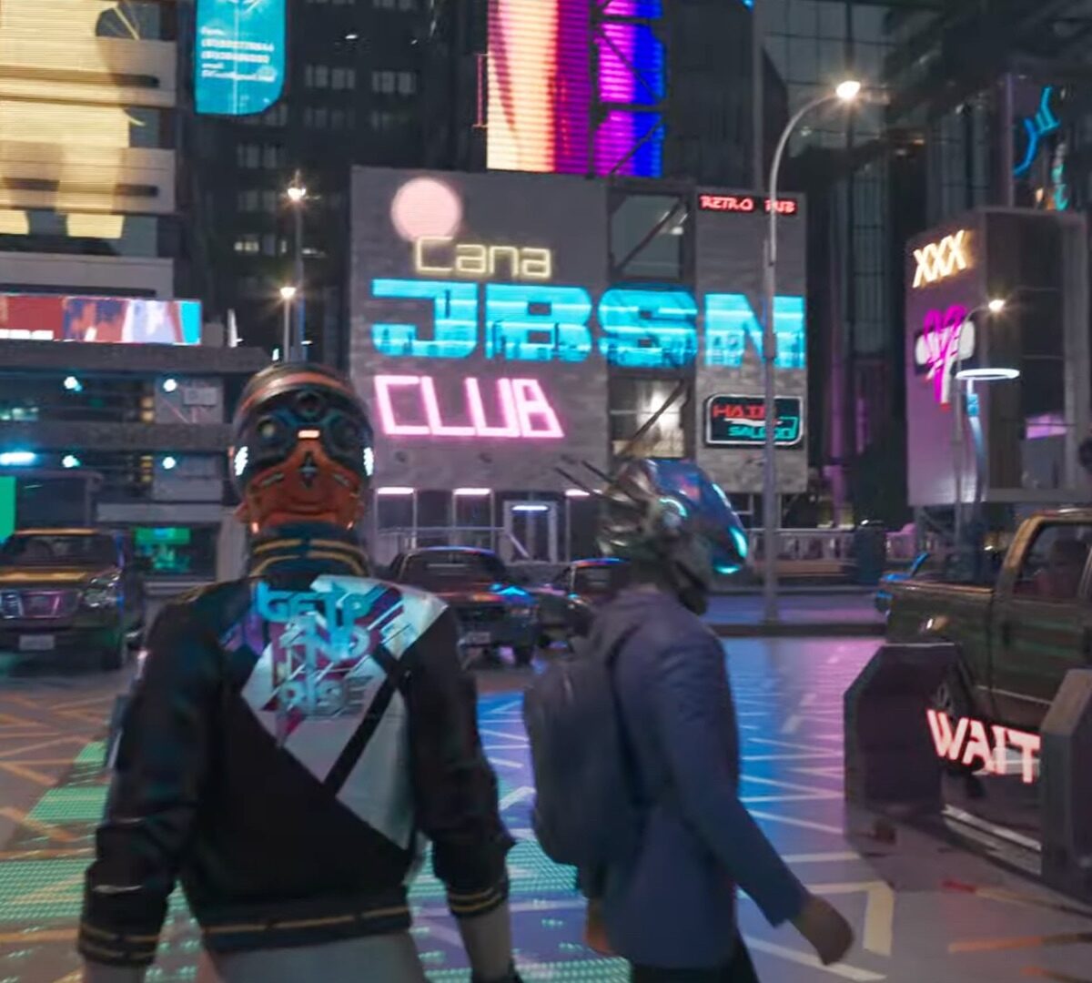 Cyberpunk 2077 sous Unreal Engine 5 // Source : Capture YouTube