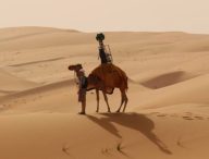 Pour modéliser le désert Liwa, Google a misé sur… un chameau.  // Source : Google