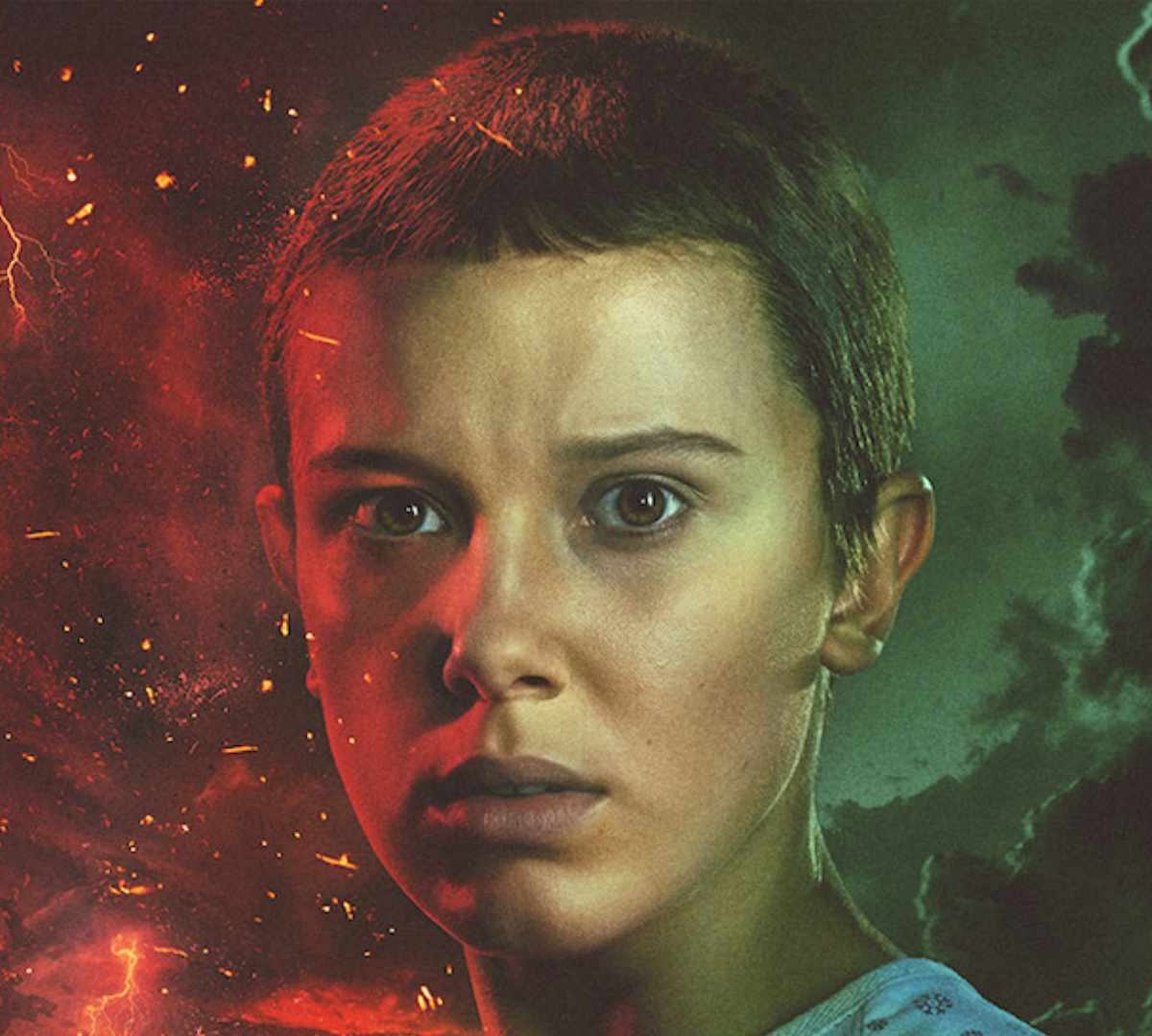 Le poster pour Eleven de la saison 4 de Stranger Things // Source : Netflix