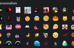 Emojis dans Slack. // Source : Capture d'écran Slack