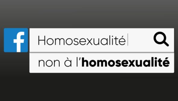 Sur Facebook, de nombreux groupes et pages partagent des propos ouvertement homophobes // Source : Nino Barbey pour Numerama