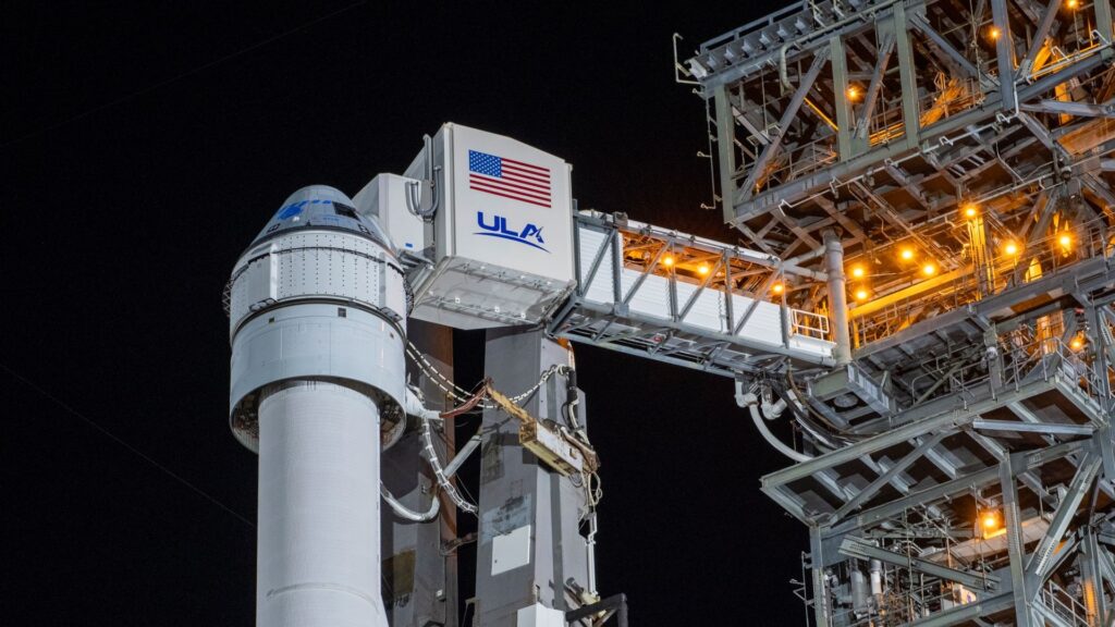 Starliner sur sa fusée AtlasV