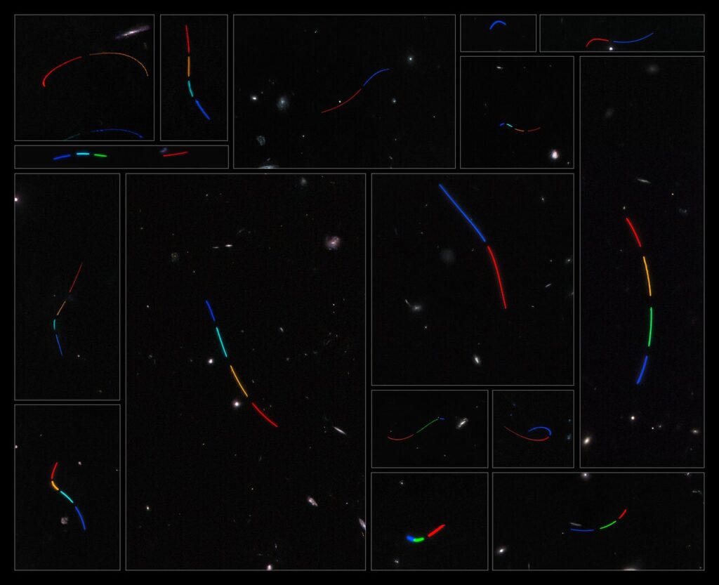 Les astronomes ont trouvé 1701 nouvelles traînées d'astéroïdes dans les données d'archives du télescope spatial Hubble  // Source : ESA
