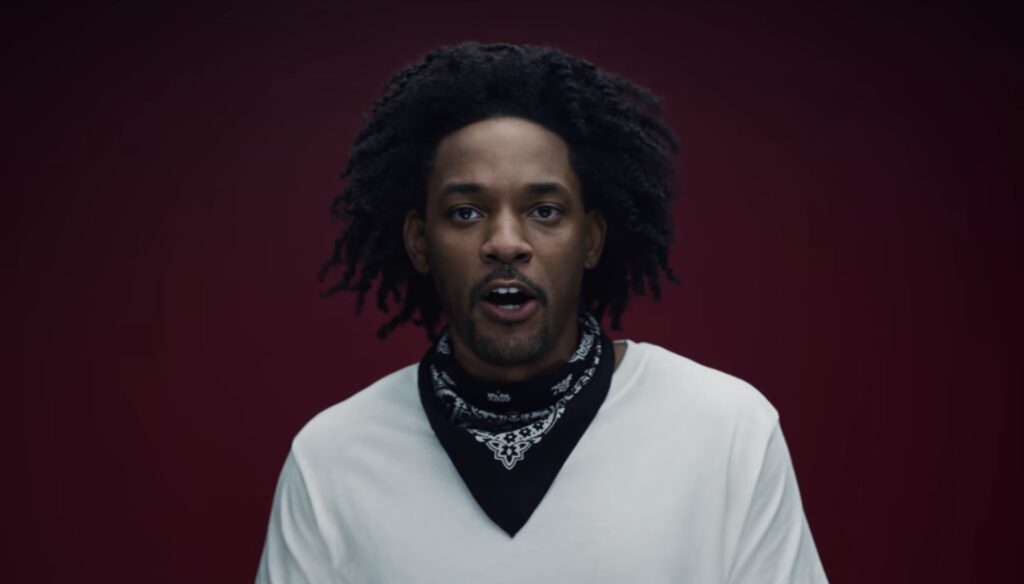 Kendrick Lamar prend les traits de Will Smith // Source : YouTube
