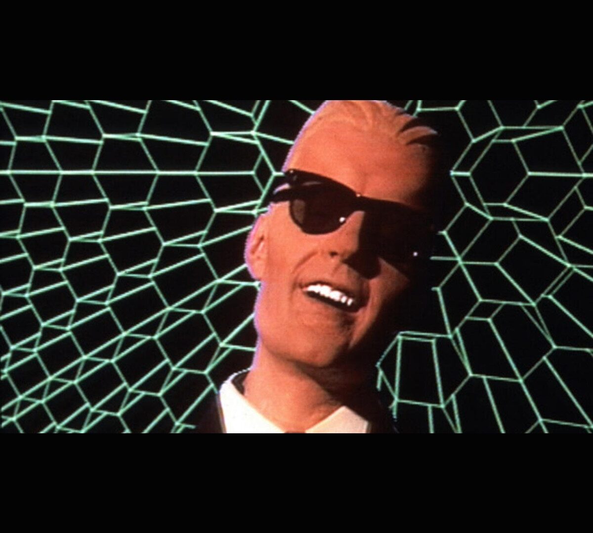 Illustration du film Max Headroom, sorti en 1985, réalisé par Annabel Jankel et produit par la société Chrysalis.