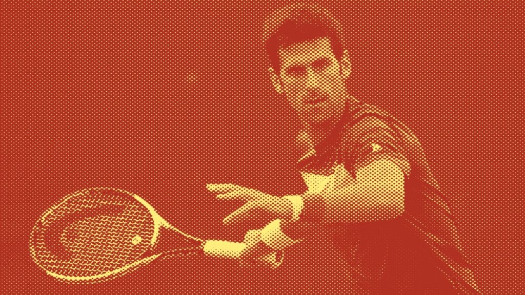 Novak Djokovic. // Source : Wikipedia (montage Numerama)