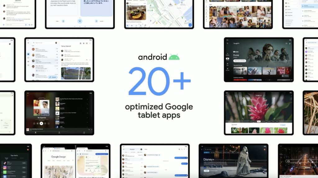 Google promet plein de mises à jour pour ses applications. // Source : Google